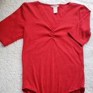 Red bodysuit H&M